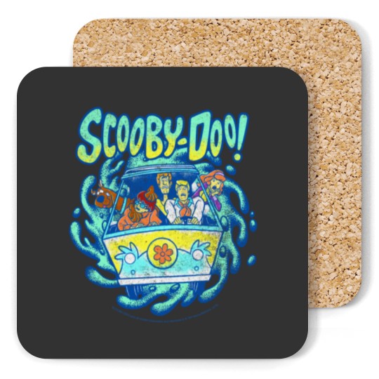 Discover Scooby-Doo Mystery Machine Portal Group Shot Pullover Coasters