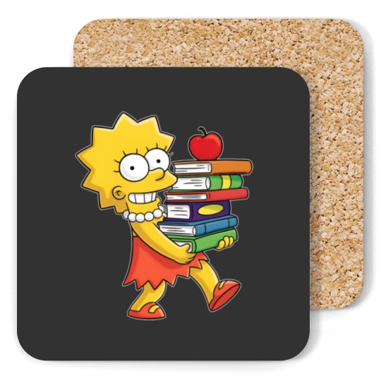 Discover The Simpsons Lisa Simpson Saxophone Coasters