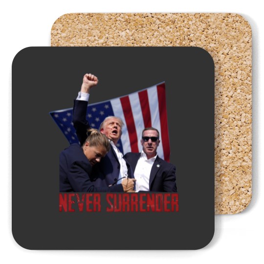 Discover Trump Shot Coasters - Pennsylvania Rally 2024