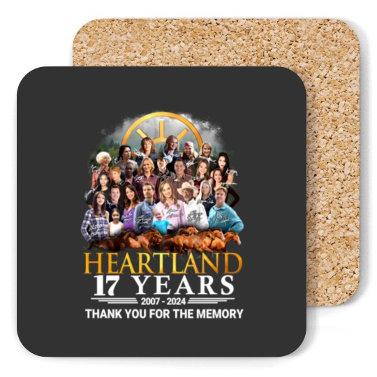 Discover Heartland 17th Anniversary Coasters, Heartland Thank For Memories Coasters, Classic Movie Coasters
