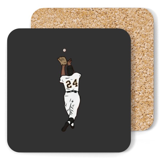 Discover Willie Mays “The Catch” Baseball Coasters