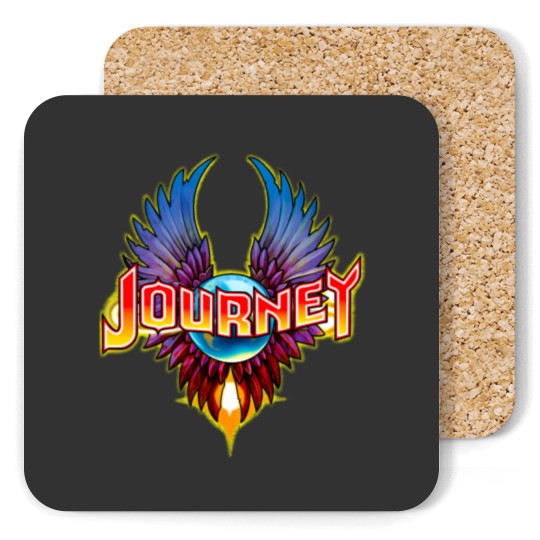 Discover Journey Infinity Wings Coasters Rock n Roll Band Vintage 1717 Coasters
