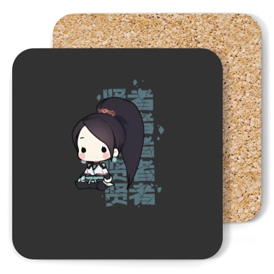 Discover Sage Valorant Coaster - Cute Chibi Agent Gift for Gamers