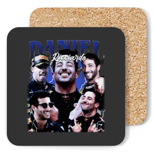 Discover Daniel Ricciardo Vintage Coasters, Gift For Woman and Man Unisex Coasters