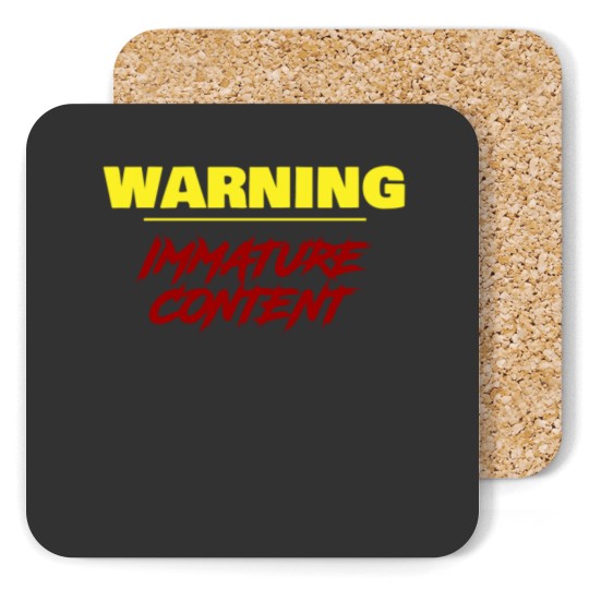 Discover Warning Coasters