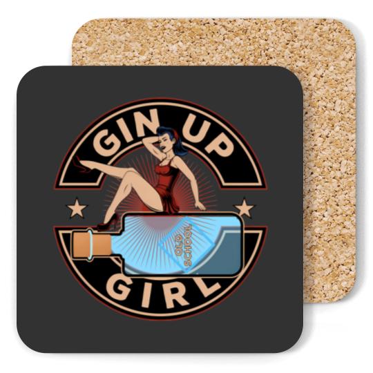 Discover Rockabilly Style Pin Up Girl Coasters