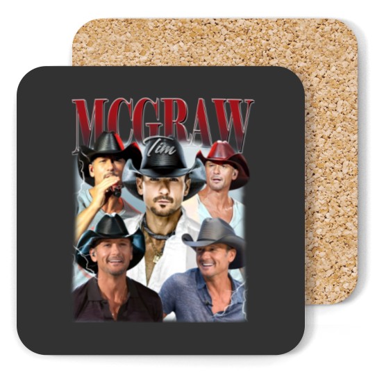 Discover Tim McGraw Vintage Coasters, Gift For Women and Man Coasters