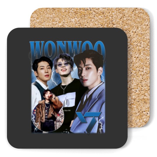 Discover Limited Wonwoo Vintage Coasters, Seventeen Coasters