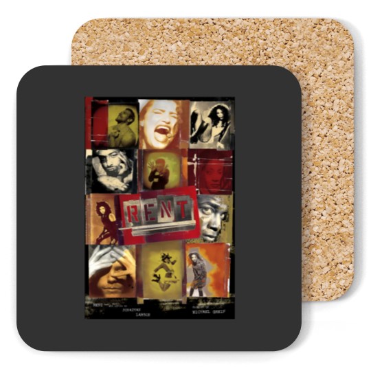 Discover Vintages Rent Rock Musical, Signed By Complete Original Cast 1996 Coasters