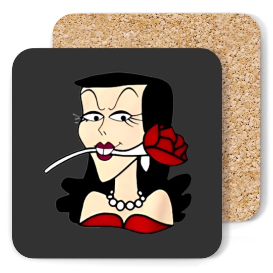Discover Natasha Fatale Kurt Cobain Coasters