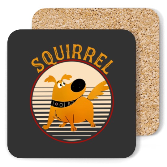 Discover Dug Dog Squirrel Coasters, Up Family Matching Coasters, Gift Ideas for Men Women