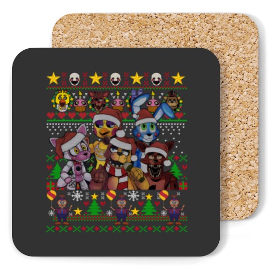 Discover FNAF Five Nights at Freddy's Christmas Ugly Coasters