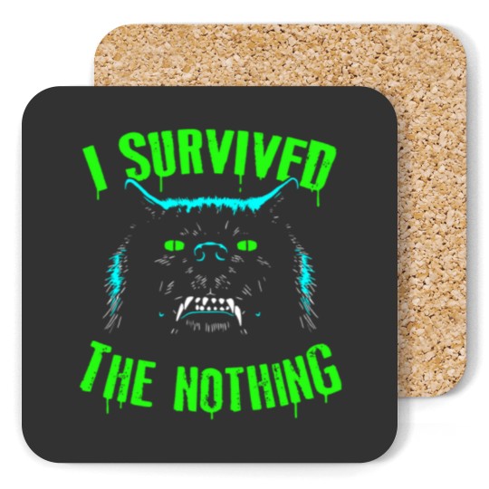 Discover Gmork I Survived The Nothing Neverending Vintage 80s Story Coasters