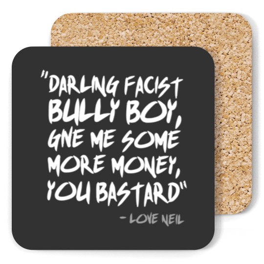Discover The Young Ones Darling Facist Bully Boy Coasters