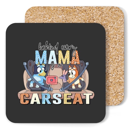 Discover BlueyDad Mama Car Seat Coasters