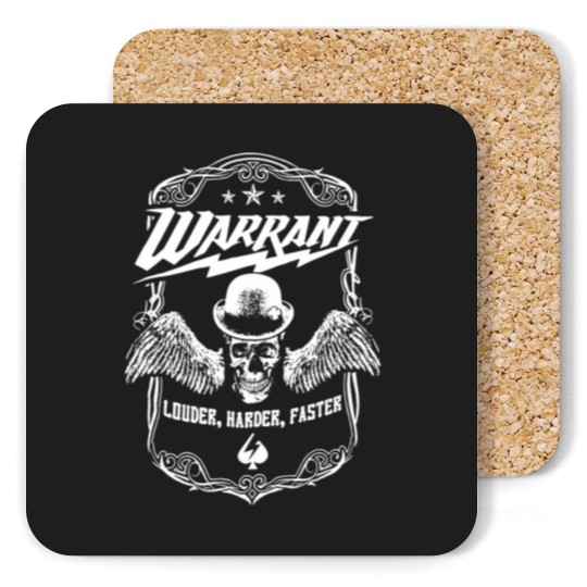 Discover WARRANT BAND Coasters