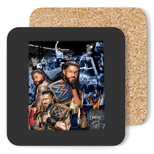 Discover Vintage Roman Reigns Bootleg Style Coasters, Roman Reigns