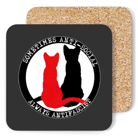Discover Antifa Cats Coasters