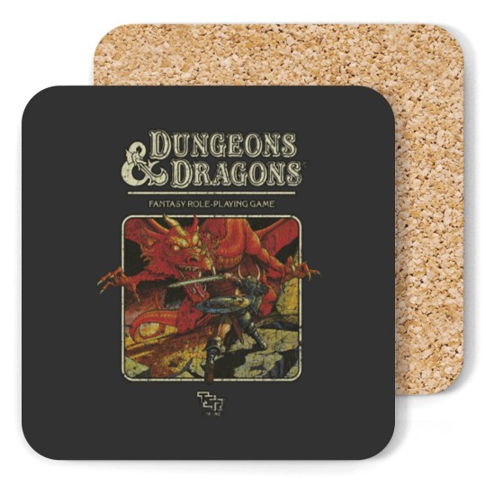 Discover Vintage Dungeons and Dragons Coaster