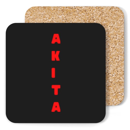 Discover Akita T- Coasters Akita Design T- Coasters