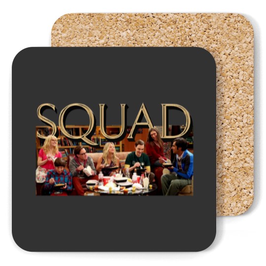 Discover Big Bang Theory Squad Coasters, Funny Big Bang Theory Fan Coasters