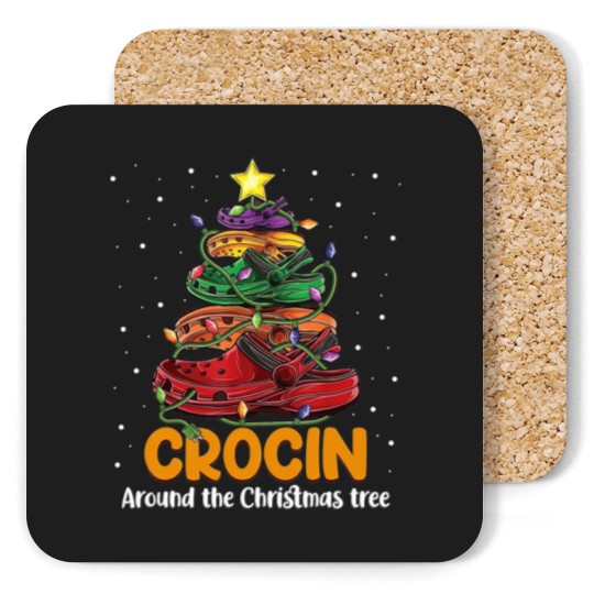 Discover Crocin around the christmas tree Classic Coasters