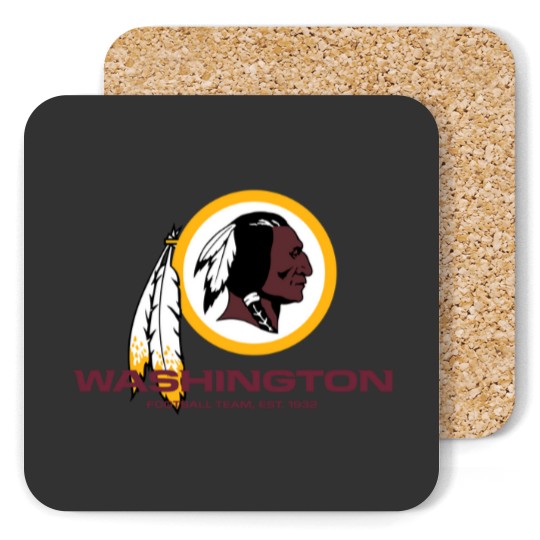 Discover Washington Redskin Coasters