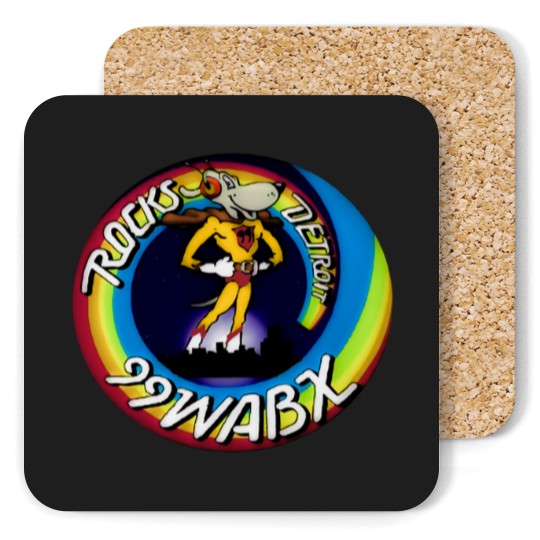 Discover RARE Vintage 1970s WABX Radio Station Detroit Rocks Coasters