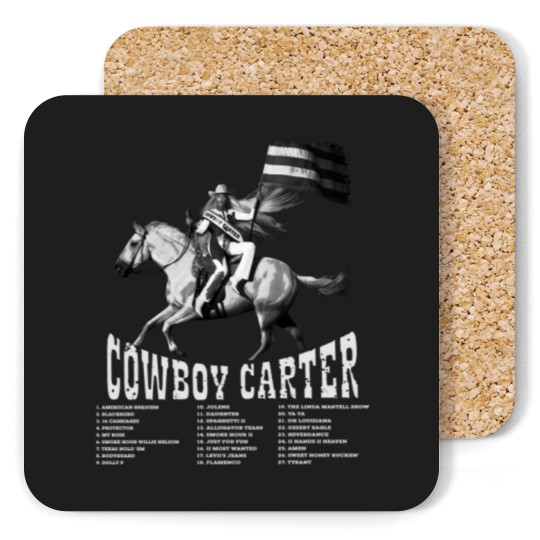 Discover Beyonce Cowboy Carter Coasters, Levii's Jeans Coasters
