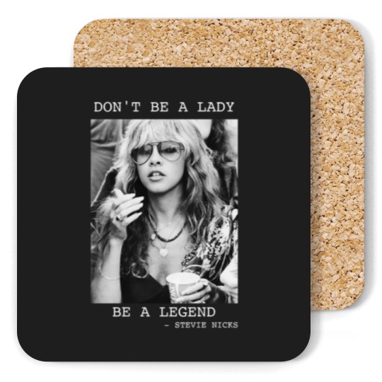 Discover Don't Be A Lady Be A Legend Coasters, Vintage Stevie Nicks Coasters