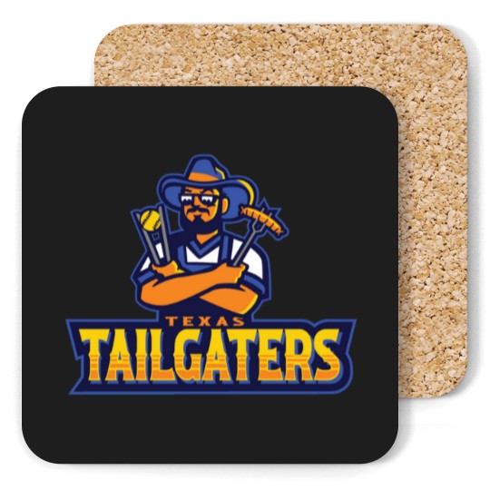 Discover Texas Tailgaters With Bbq And Sports Theme For Game Day Enthusiasts Coasters