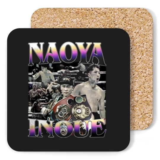 Discover Naoya Inoue, Boxing Coasters, Classic 90s Graphic Coasters, Unisex, Naoya Inoue Vintage Bootleg