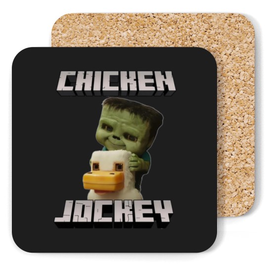 Discover Chicken Jockey Minecraft Movie Coasters, Minecraft Movie Coasters