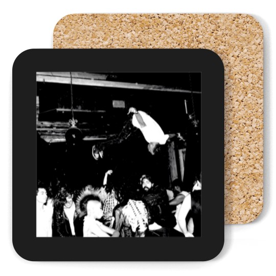 Discover PlayBoi Carti "Die Lit" Black Coasters - Vintage Hip-Hop Streetwear Coasters