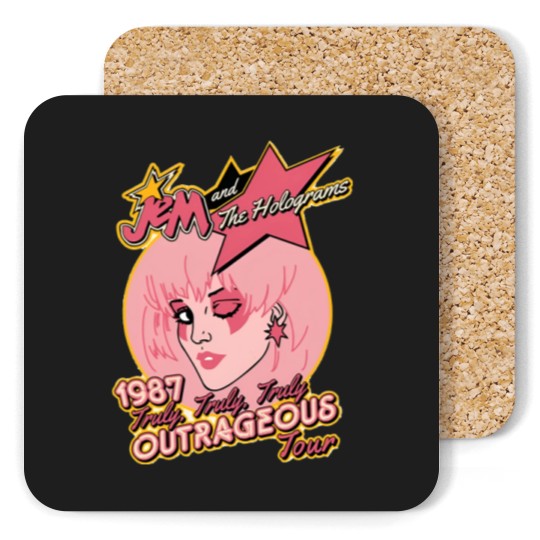 Discover Jem & The Holograms Coasters, Jem Outrageous Tour Coasters
