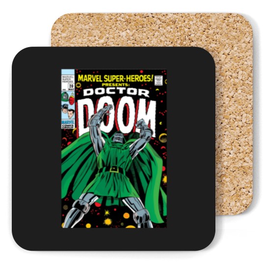Discover Dr. Dooom Coasters, 90's style, Comic Coasters