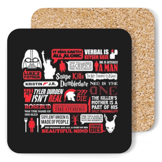 Discover Movie Spoilers Funny Coasters, Men's Women's Sizes (wtb-094)