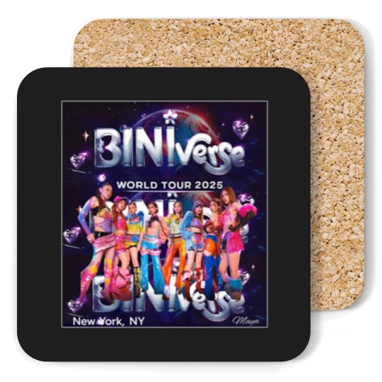 Discover BiniVerse World Tour 2025 Concert Coasters, Bini Blooms Concert Coasters, bini tour concert 2025
