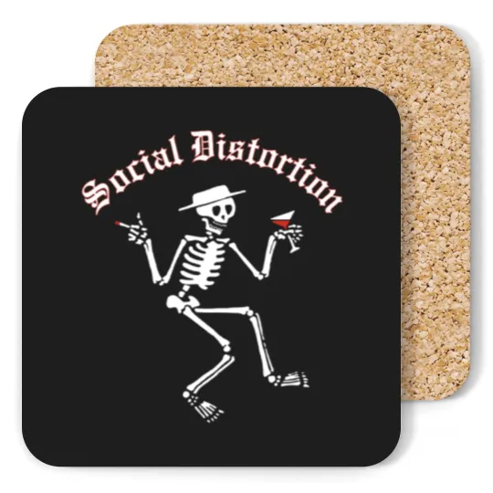 Discover Social Distortion Skull Art Coasters