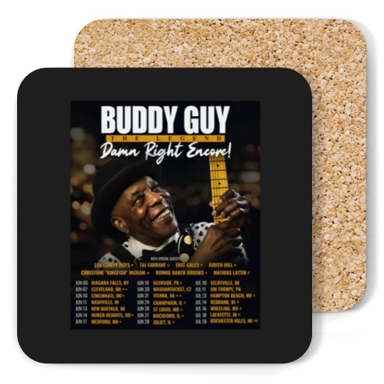 Discover Buddy Guy 2025 The Damn Right Encore Tour Dates Coasters