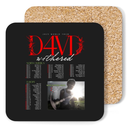 Discover D4VD Withered 2025 World Tour Dates Coasters