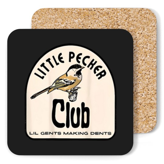 Discover Little Pecker Club Coasters
