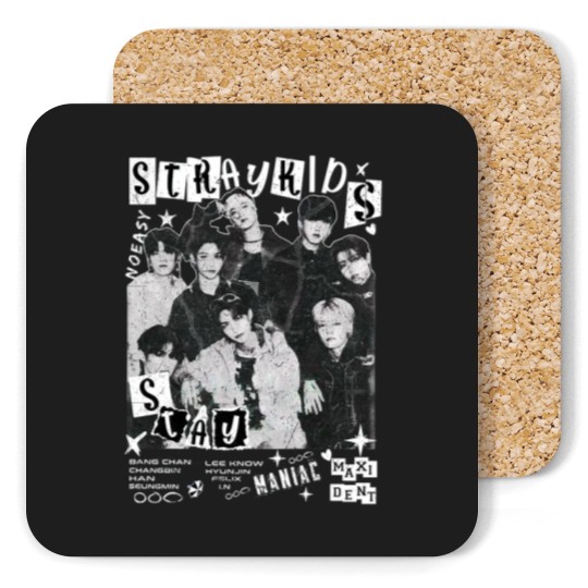Discover Vintage Stray Kids World Tour 2025 Comfort Color Coasters Maniac Kpop Concert Fan Made 2025 Coasters