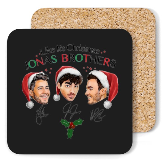 Discover Like It's Christmas Jonas Brothers Coasters, Jonas Brothers Unisex Coasters