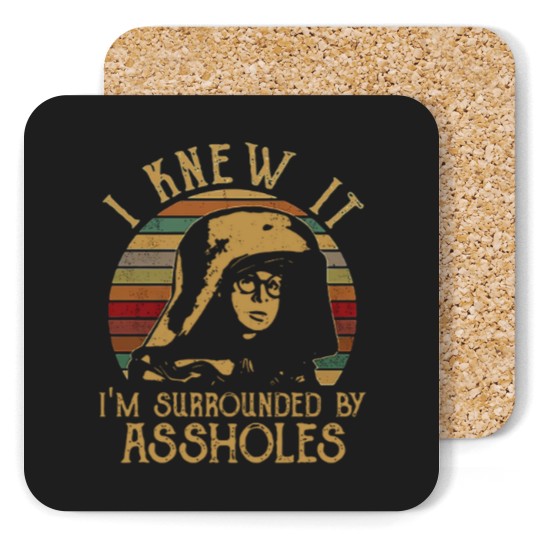 Discover Spaceballs Dark Helmet I Knew It Im Surrounded By Assholes Vintage Coasters