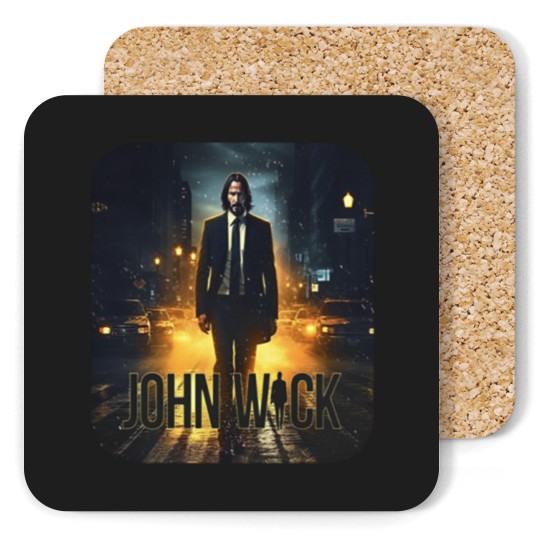 Discover Unisex John Wick Coasters of a Coasters Classic Coasters