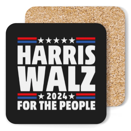 Discover Harris Walz For The People Campaign Coasters