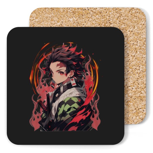 Discover Anime Coasters, Tanjirou Coasters, Anime Lovers Coasters
