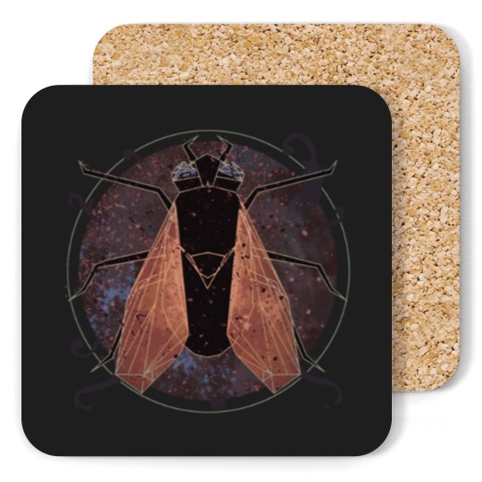 Discover Leprous' fly - Geometric Coasters