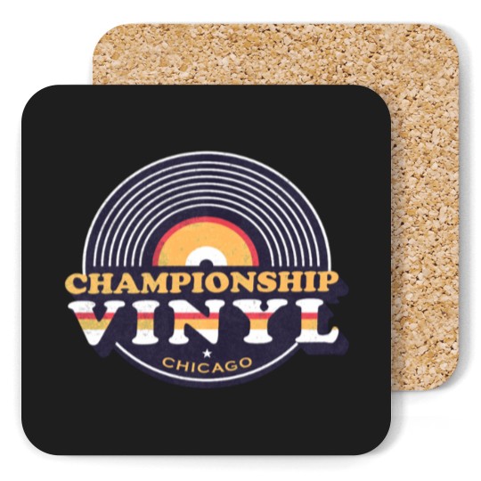 Discover Championship Vinyl Coasters